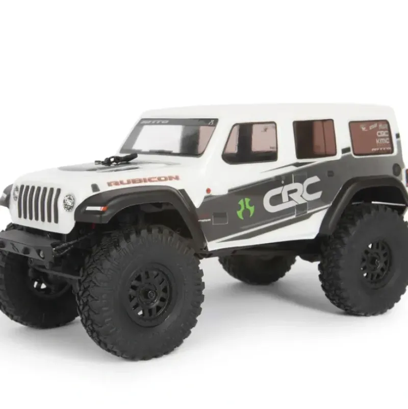 Axial 1/24 SCX24 2019 Jeep Wrangler JLU CRC 4WD Rock Crawler Brushed RTR, White - Little Painter Art | Exploring the Endless Possibilities of Art| Brush