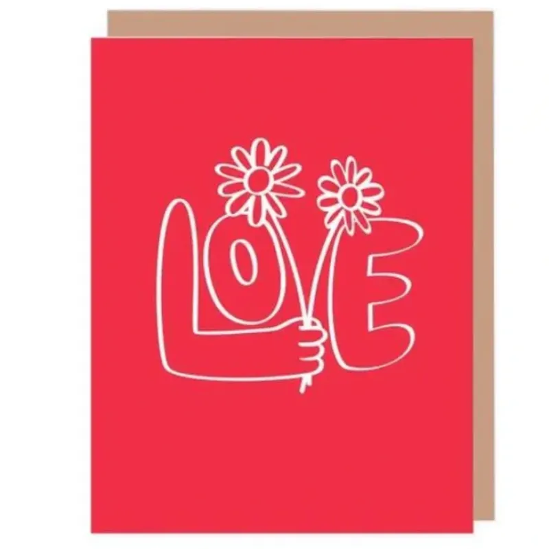 BadgeBomb Love Greeting Card - Little Painter Art | Exploring the Endless Possibilities of Art| Shop All