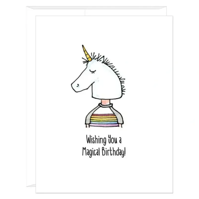 Birthday Greeting Card, Magical Unicorn - Little Painter Art | Exploring the Endless Possibilities of Art| Shop All
