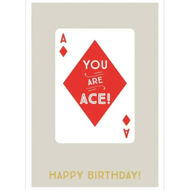 Birthday Greeting Card, You Are Ace - Little Painter Art | Exploring the Endless Possibilities of Art| Shop All