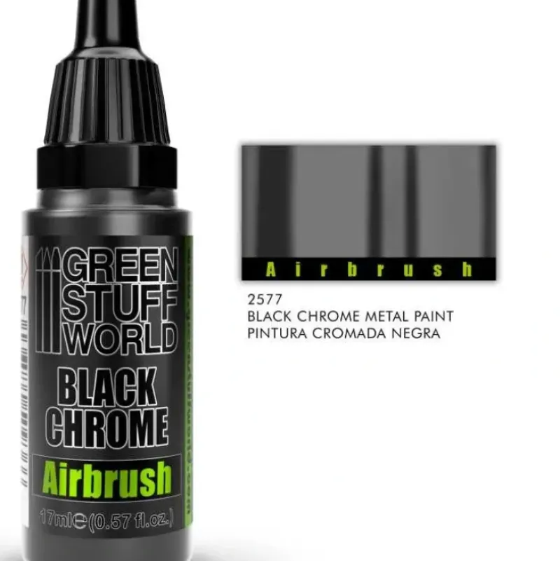 Black Chrome Paint - Airbrush - Little Painter Art | Exploring the Endless Possibilities of Art| Brush