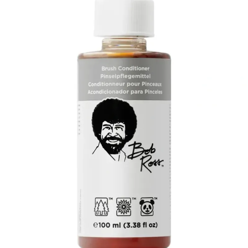 Bob Ross Brush Cleaner and Conditioner - 100ml - Little Painter Art | Exploring the Endless Possibilities of Art| Brush