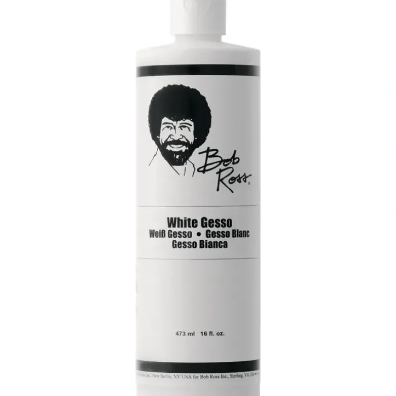 Bob Ross Gesso Primers - 473ml - Little Painter Art | Exploring the Endless Possibilities of Art| Canvas
