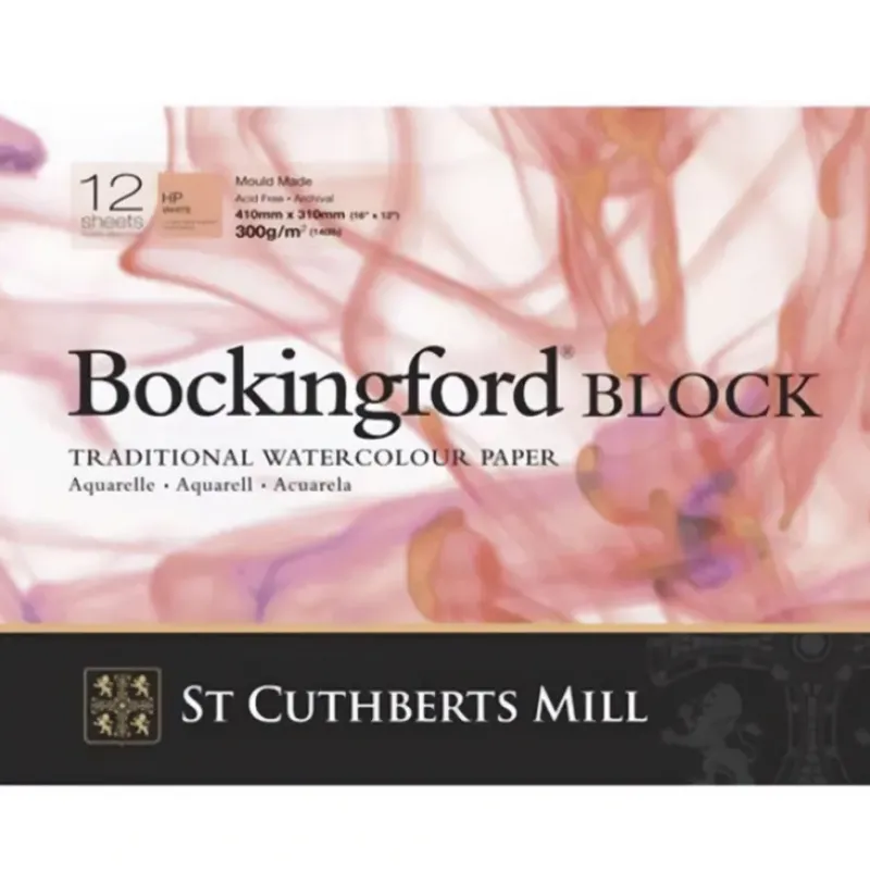 Bockingford Watercolour Blocks - 140lbs / 300gsm - Hot Pressed - 12 Sheets - Little Painter Art | Exploring the Endless Possibilities of Art| Shop All