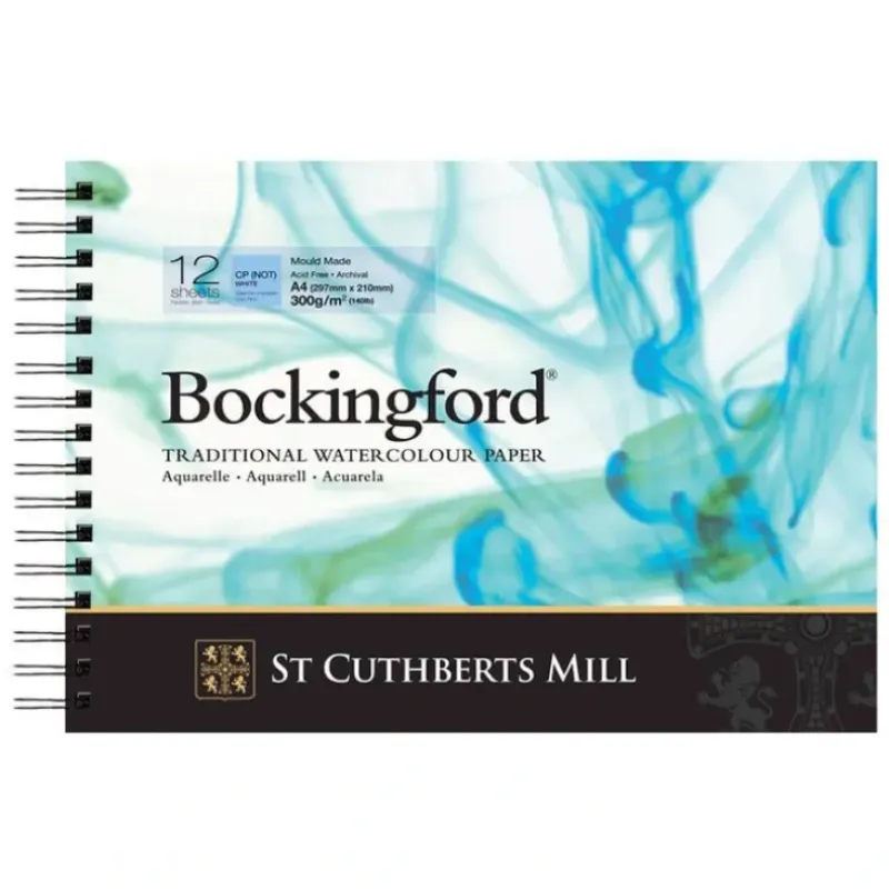 Bockingford Watercolour Colour Spiral Pads - Cold Pressed (NOT) - 12 Sheets - Little Painter Art | Exploring the Endless Possibilities of Art| Shop All