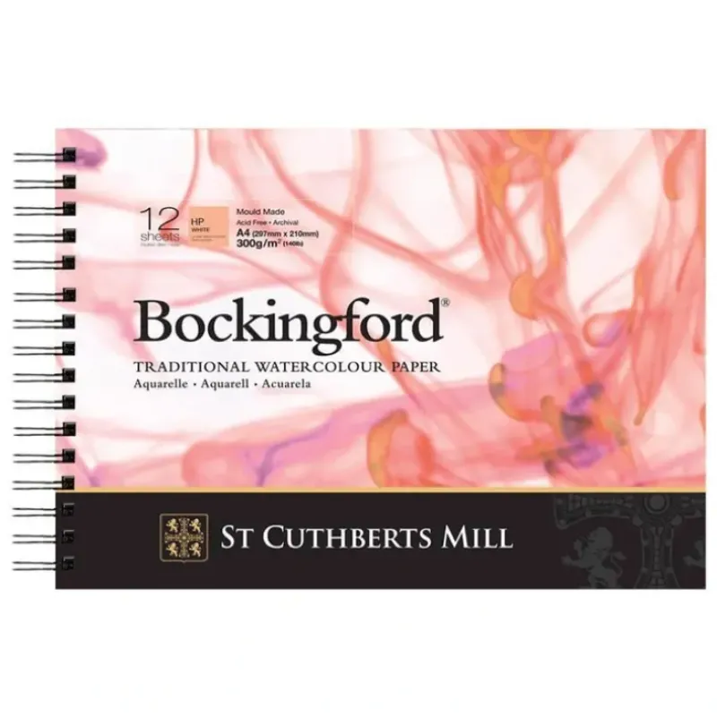 Bockingford Watercolour Colour Spiral Pads - Hot Pressed - 12 Sheets - Little Painter Art | Exploring the Endless Possibilities of Art| Shop All