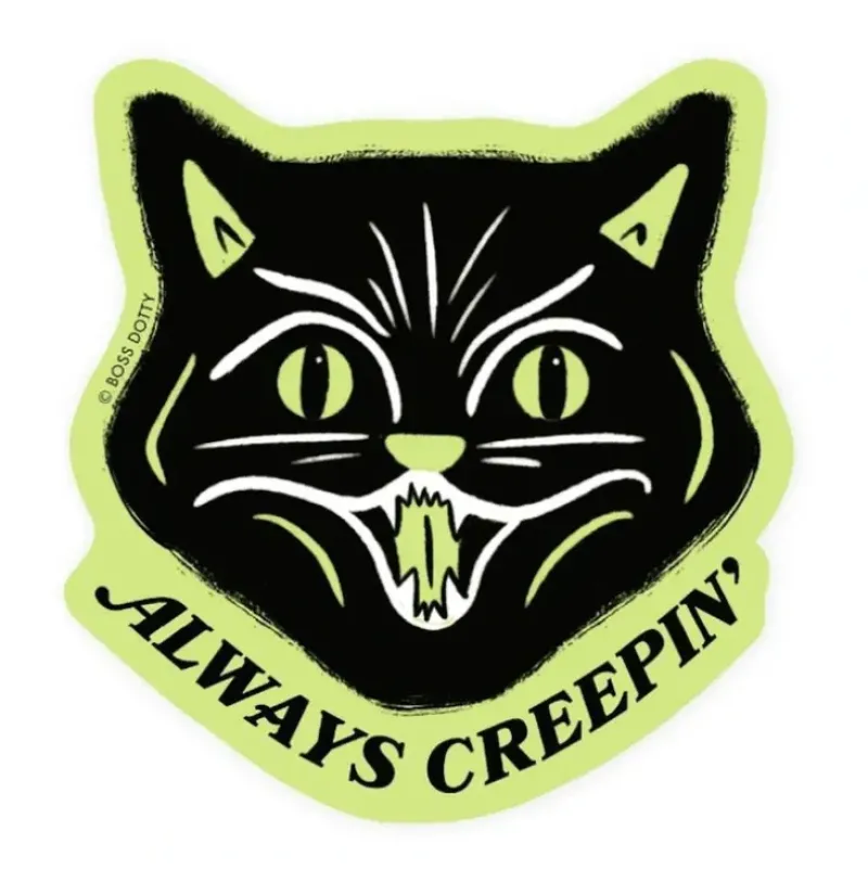 Boss Dotty Sticker - Always Creepin' Glow in the Dark - Little Painter Art | Exploring the Endless Possibilities of Art| Hot