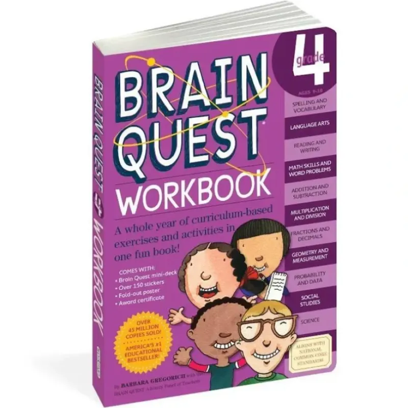 Brain Quest Grade 4 Workbook - Little Painter Art | Exploring the Endless Possibilities of Art| Shop All