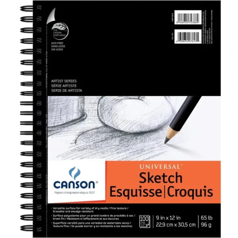 Canson Artist Series Universal Sketch Book 9"x12" - Little Painter Art | Exploring the Endless Possibilities of Art| Shop All