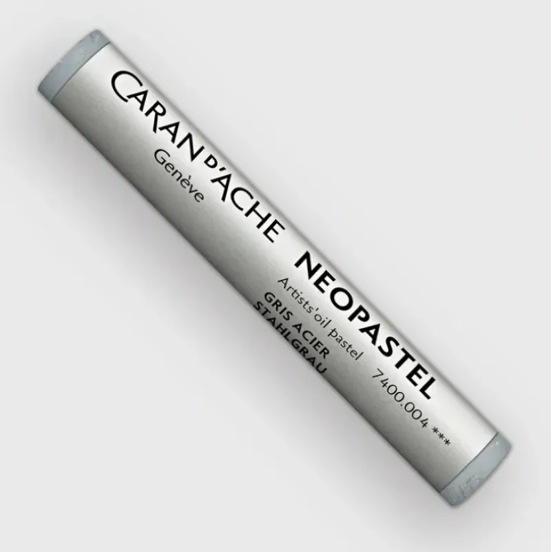 Caran d'Ache Artist Neopastel 004 Steel Grey - Little Painter Art | Exploring the Endless Possibilities of Art| Shop All