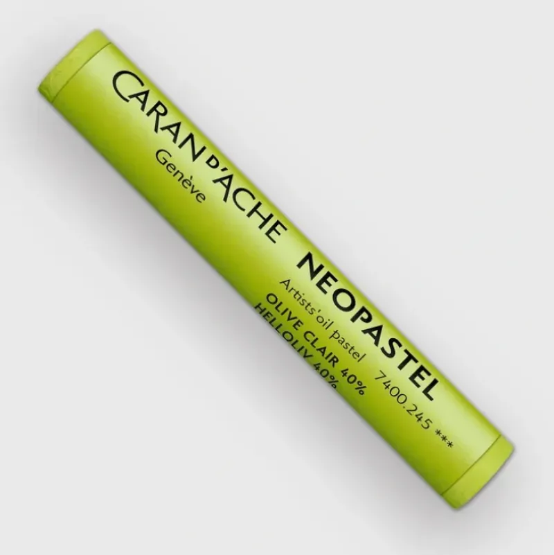 Caran d'Ache Artist Neopastel 245 Light Olive - Little Painter Art | Exploring the Endless Possibilities of Art| Shop All