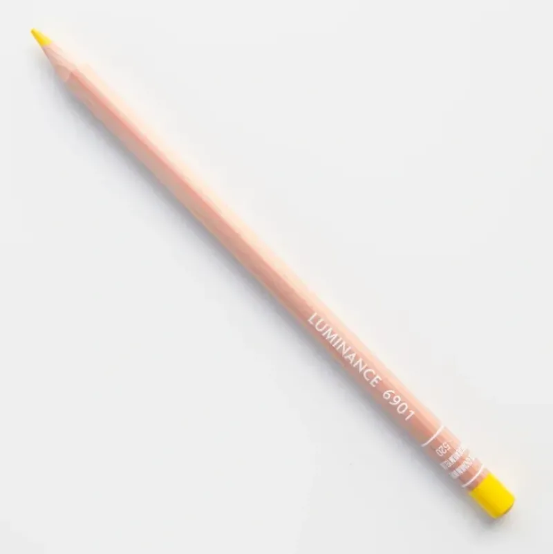 Caran d'Ache Luminance 6901 520 Medium Cadmium Yellow - Little Painter Art | Exploring the Endless Possibilities of Art| Pigment