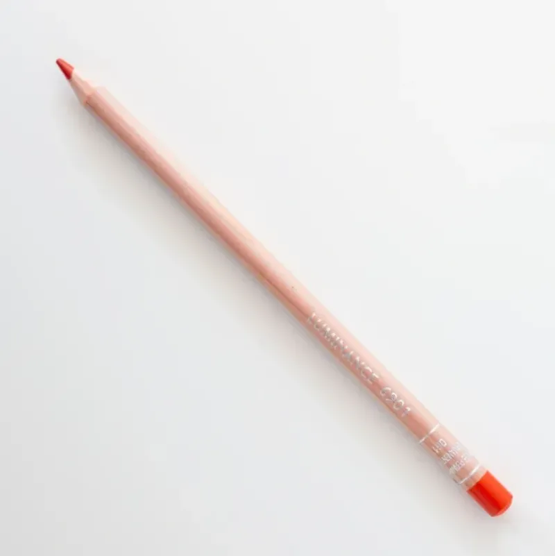 Caran d'Ache Luminance 6901 061 Permanent Red - Little Painter Art | Exploring the Endless Possibilities of Art| Pigment