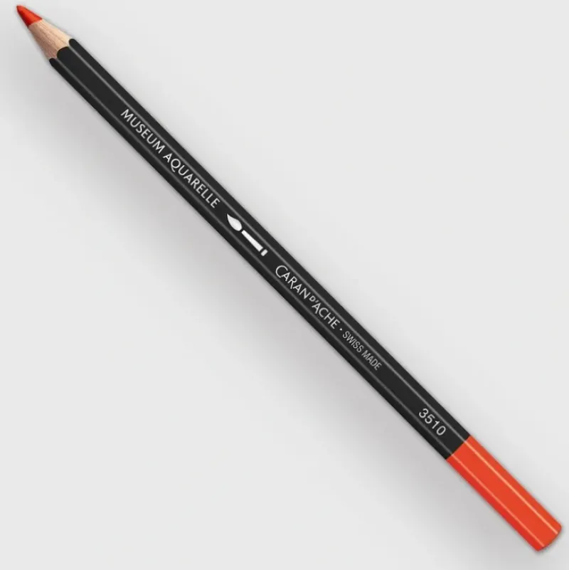 Caran d'Ache Museum 560 Light Cadmium red - Little Painter Art | Exploring the Endless Possibilities of Art| Pigment