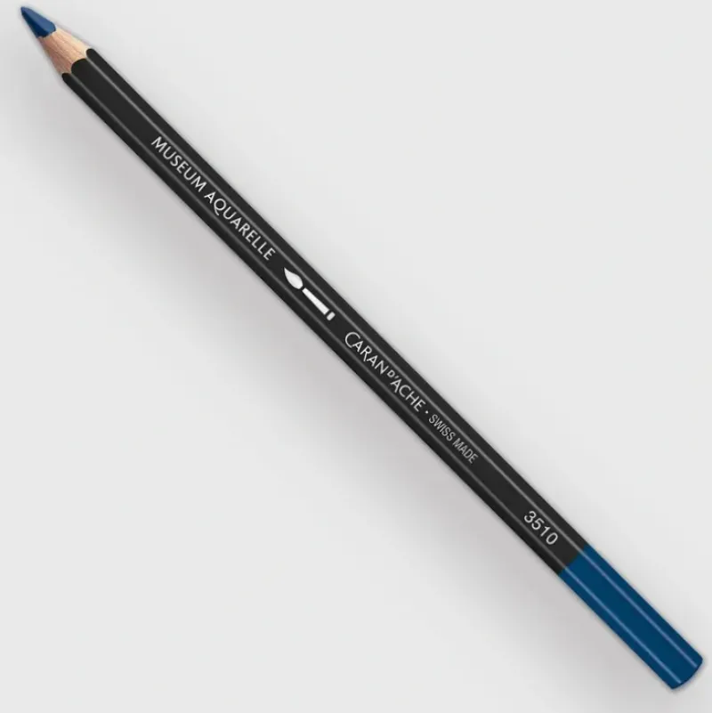 Caran d'Ache Museum 670 Permanent Blue - Little Painter Art | Exploring the Endless Possibilities of Art| Pigment