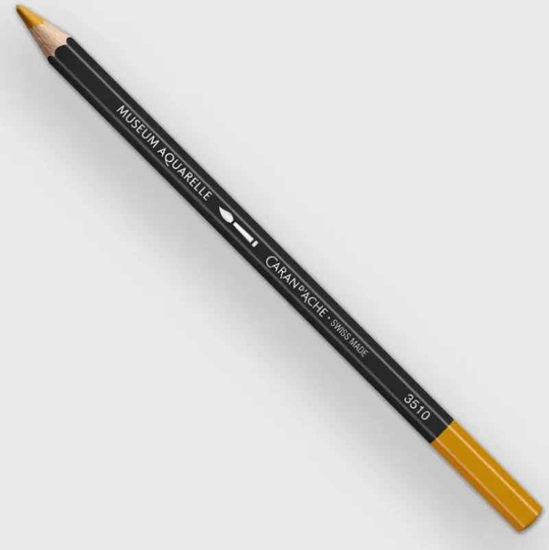 Caran d'Ache Museum 034 Yellow Ochre - Little Painter Art | Exploring the Endless Possibilities of Art| Pigment