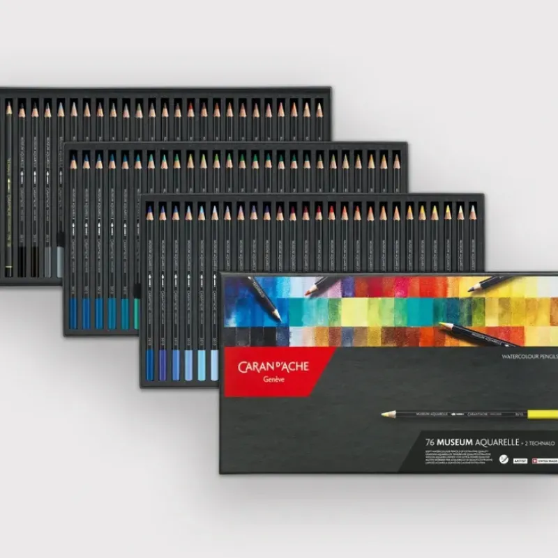 Caran d'Ache Museum set 76 - Little Painter Art | Exploring the Endless Possibilities of Art| Pigment