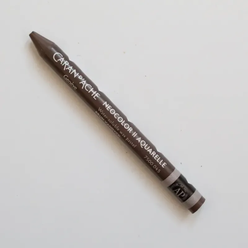 Caran d'Ache Neocolor II 045 Vandycke Brown - Little Painter Art | Exploring the Endless Possibilities of Art| Shop All
