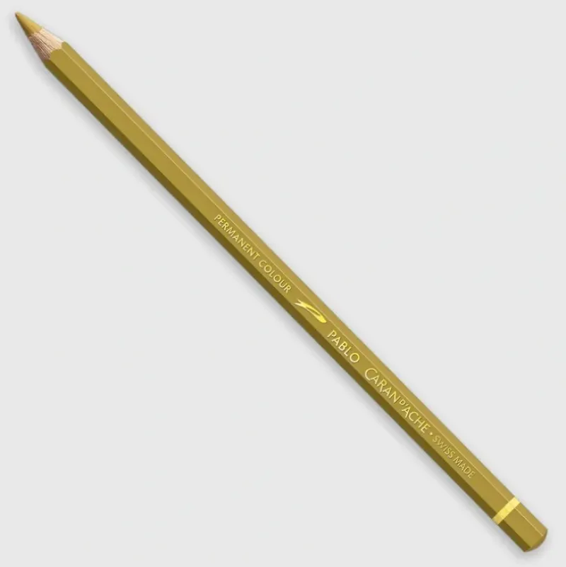 Caran d'Ache Pablo 025 Green Ochre - Little Painter Art | Exploring the Endless Possibilities of Art| Shop All