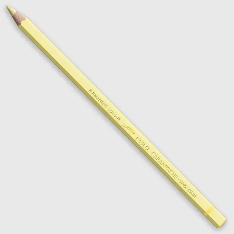 Caran d'Ache Pablo 011 Pale Yellow - Little Painter Art | Exploring the Endless Possibilities of Art| Shop All