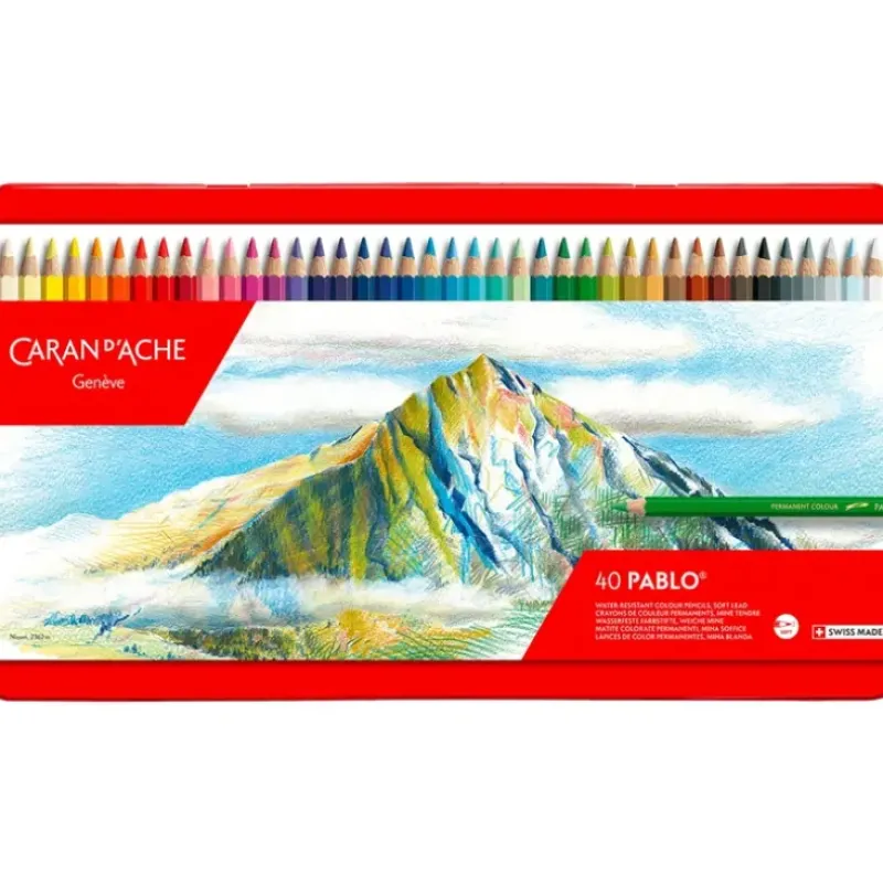 Caran d'Ache Pablo Colour Pencils - Set of 40 - Little Painter Art | Exploring the Endless Possibilities of Art| Shop All