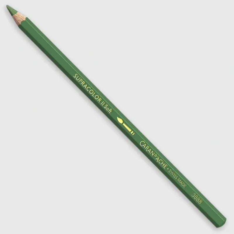 Caran d'Ache Supracolor 225 Moss Green - Little Painter Art | Exploring the Endless Possibilities of Art| Shop All
