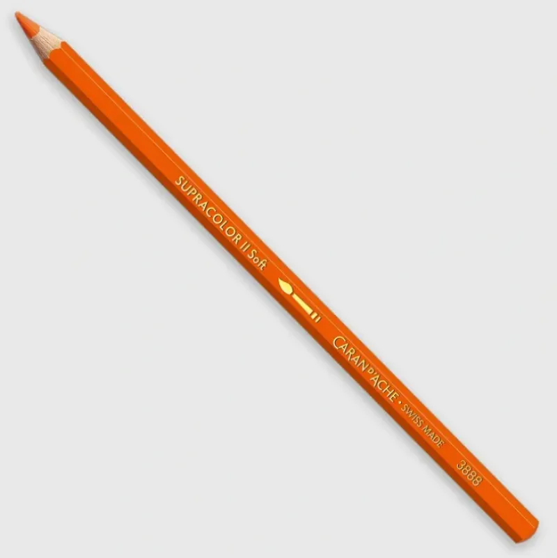 Caran d'Ache Supracolor 040 Reddish Orange - Little Painter Art | Exploring the Endless Possibilities of Art| Shop All