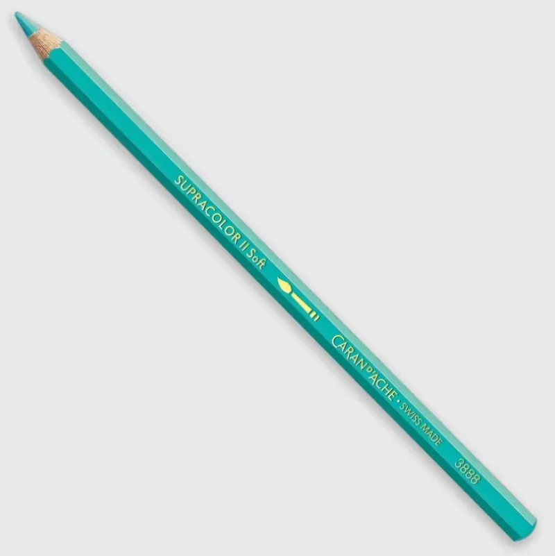 Caran d'Ache Supracolor 191 Turquoise Green - Little Painter Art | Exploring the Endless Possibilities of Art| Shop All