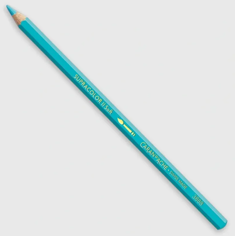 Caran d'Ache Supracolor 171 Turquoise Blue - Little Painter Art | Exploring the Endless Possibilities of Art| Shop All