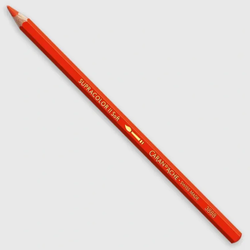 Caran d'Ache Supracolor 060 Vermillion - Little Painter Art | Exploring the Endless Possibilities of Art| Shop All