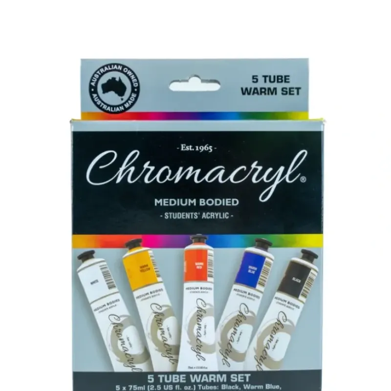 Chromacryl Students Medium Body Acrylic Paint Sets - Little Painter Art | Exploring the Endless Possibilities of Art| Shop All