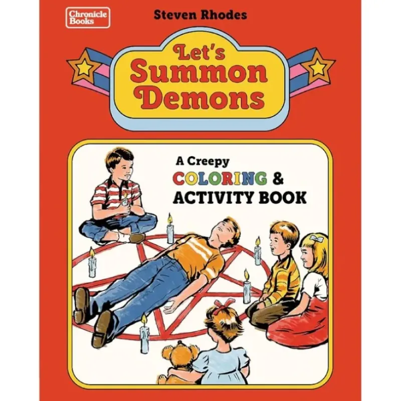 Chronicle Books Colouring Book - Let's Summon Demons - Little Painter Art | Exploring the Endless Possibilities of Art| Shop All