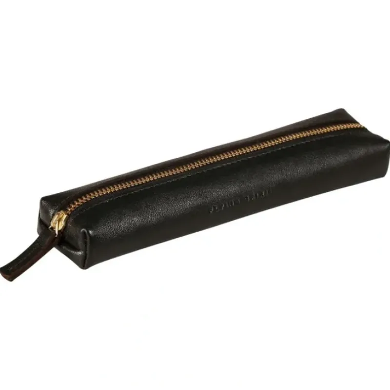 Clairefontaine Mini Leather Pencil Case, Black - Little Painter Art | Exploring the Endless Possibilities of Art| Shop All