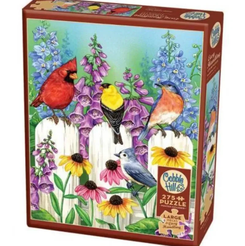 Cobble Hill 275pc Easy Handling Puzzle - Picket Fence Party - Little Painter Art | Exploring the Endless Possibilities of Art| Shop All