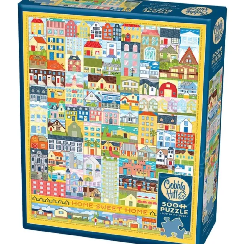 Cobble Hill 500pc Puzzle - Home Sweet Home - Little Painter Art | Exploring the Endless Possibilities of Art| Hot