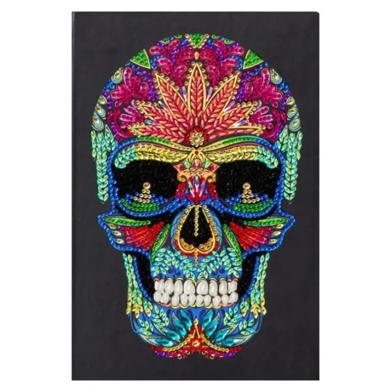 Craft Buddy DIY Crystal Art Skull Notebook Kit - Little Painter Art | Exploring the Endless Possibilities of Art| Shop All