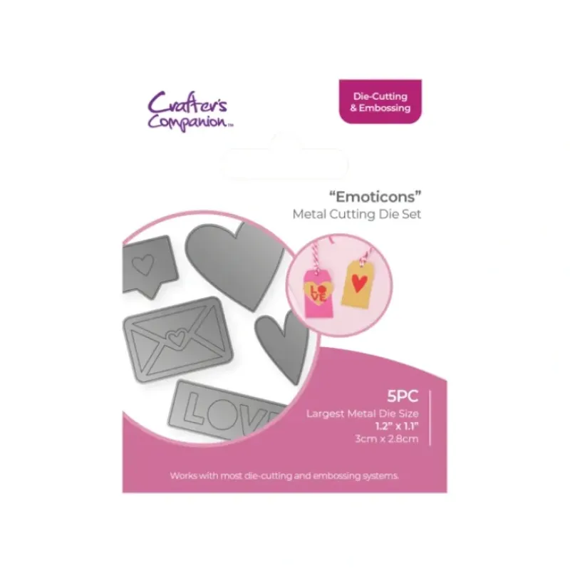 Crafters Companion - Die Cutting & Embossing - Emoticons - Little Painter Art | Exploring the Endless Possibilities of Art| Shop All