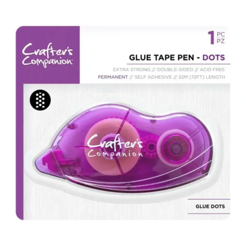 Crafter's Companion - Extra Strong Glue Tape Pen (Dots) - Little Painter Art | Exploring the Endless Possibilities of Art| Shop All