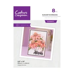 Crafters Companion - Metal Die Elements - Elegant Echinacea - Little Painter Art | Exploring the Endless Possibilities of Art| Shop All