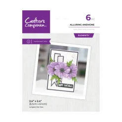Crafters Companion - Metal Die Elements- Alluring Anemone - Little Painter Art | Exploring the Endless Possibilities of Art| Shop All