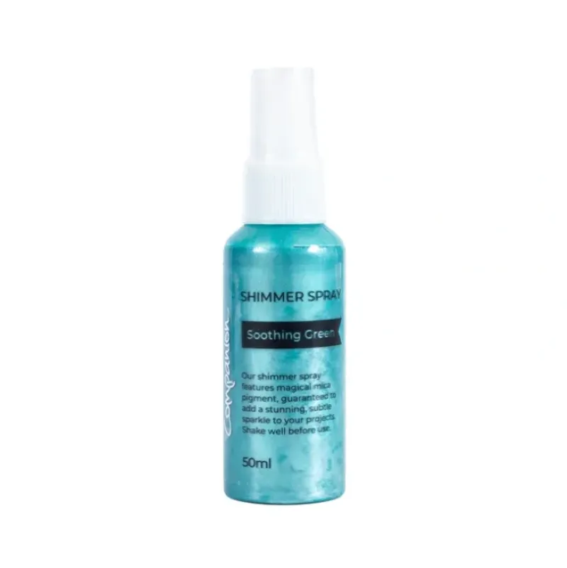 Crafter's Companion - Shimmer Spray Soothing Green - Little Painter Art | Exploring the Endless Possibilities of Art| Brush