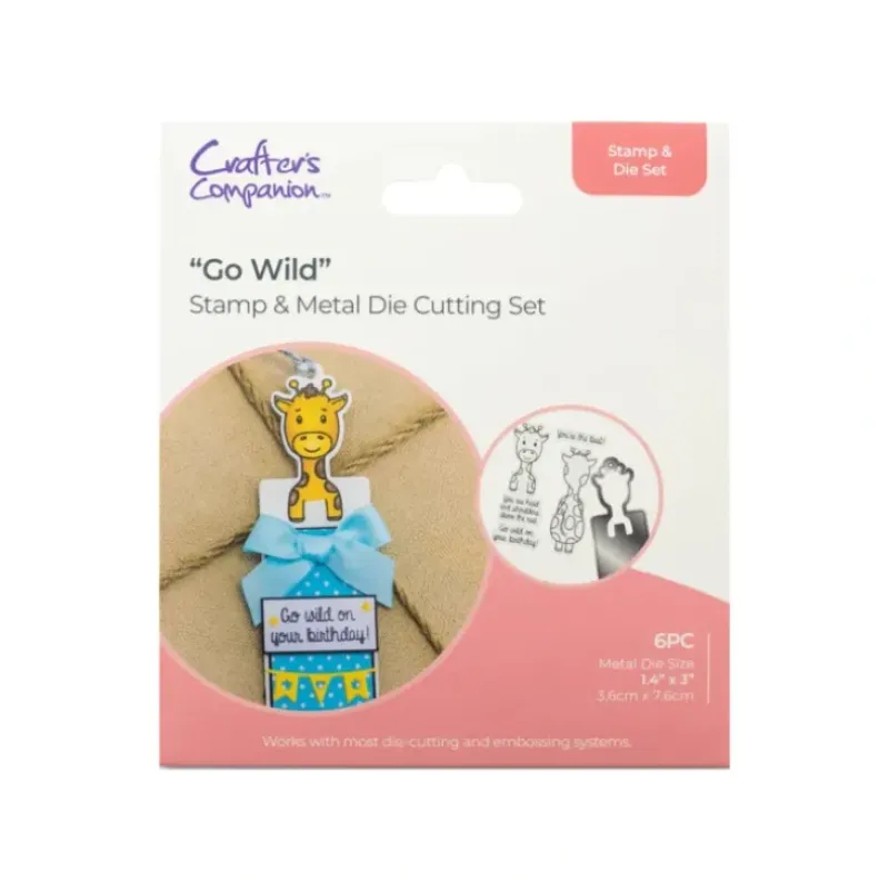 Crafters Companion - Stamp & Die Set - Go Wild - Little Painter Art | Exploring the Endless Possibilities of Art| Shop All