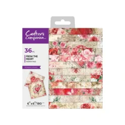 Crafters Companion 6 x 6 Paper Pad - From the Heart - Little Painter Art | Exploring the Endless Possibilities of Art| Shop All