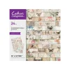 Crafters Companion 12 x 12 Paper Pad - Distressed Florals - Little Painter Art | Exploring the Endless Possibilities of Art| Shop All
