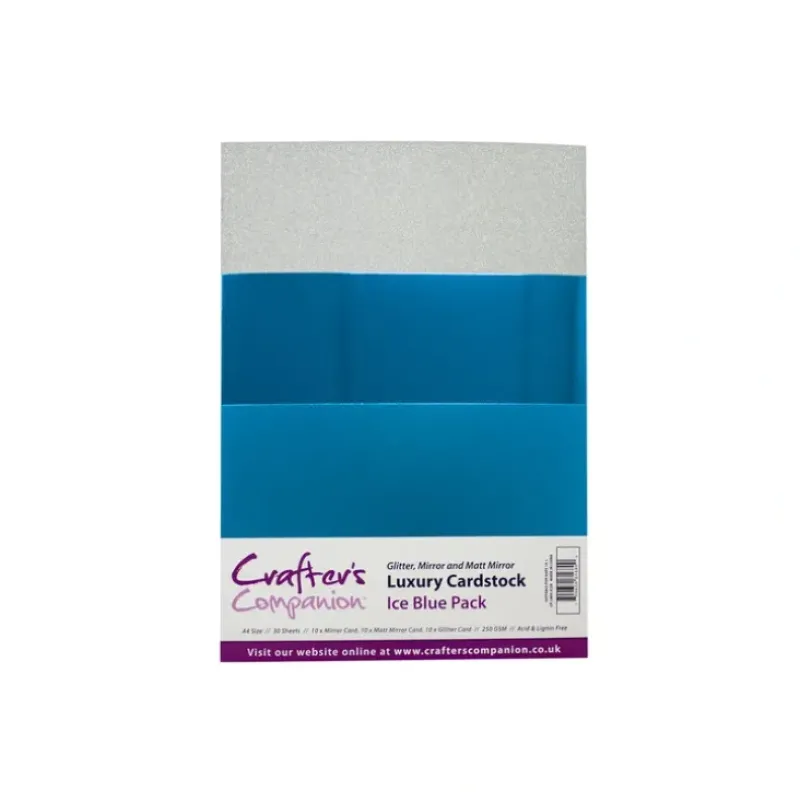 Crafter's Companion A4 Luxury Cardstock Pack - Ice Blue - Little Painter Art | Exploring the Endless Possibilities of Art| Shop All