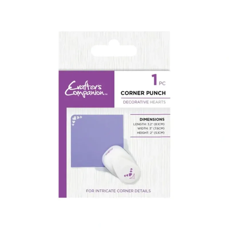Crafters Companion Corner Punch Decorative Hearts - Little Painter Art | Exploring the Endless Possibilities of Art| Shop All