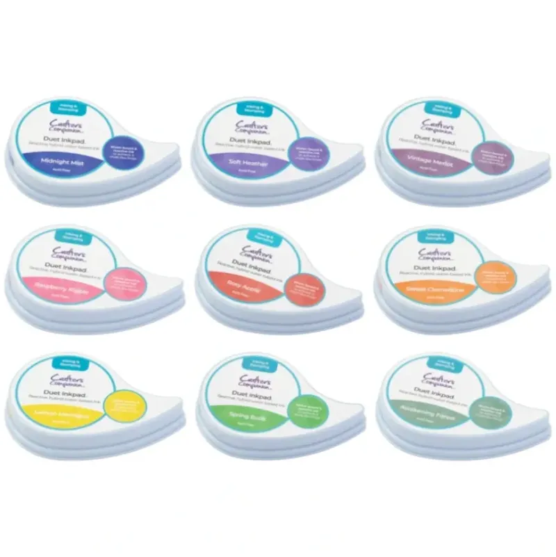 Crafter's Companion Duet Inkpad 9pc Selection - Little Painter Art | Exploring the Endless Possibilities of Art| Shop All