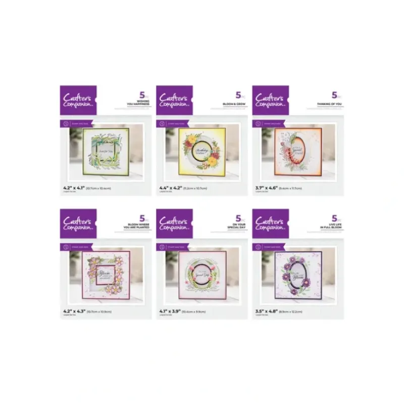 Crafter's Companion Floral Aperture Stamp & Die Collection - Little Painter Art | Exploring the Endless Possibilities of Art| Shop All