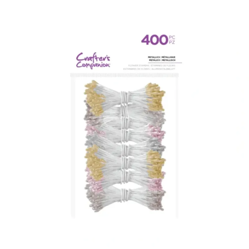Crafter's Companion Flower Forming Foam Stamens - Metallics (400PC) - Little Painter Art | Exploring the Endless Possibilities of Art| Shop All