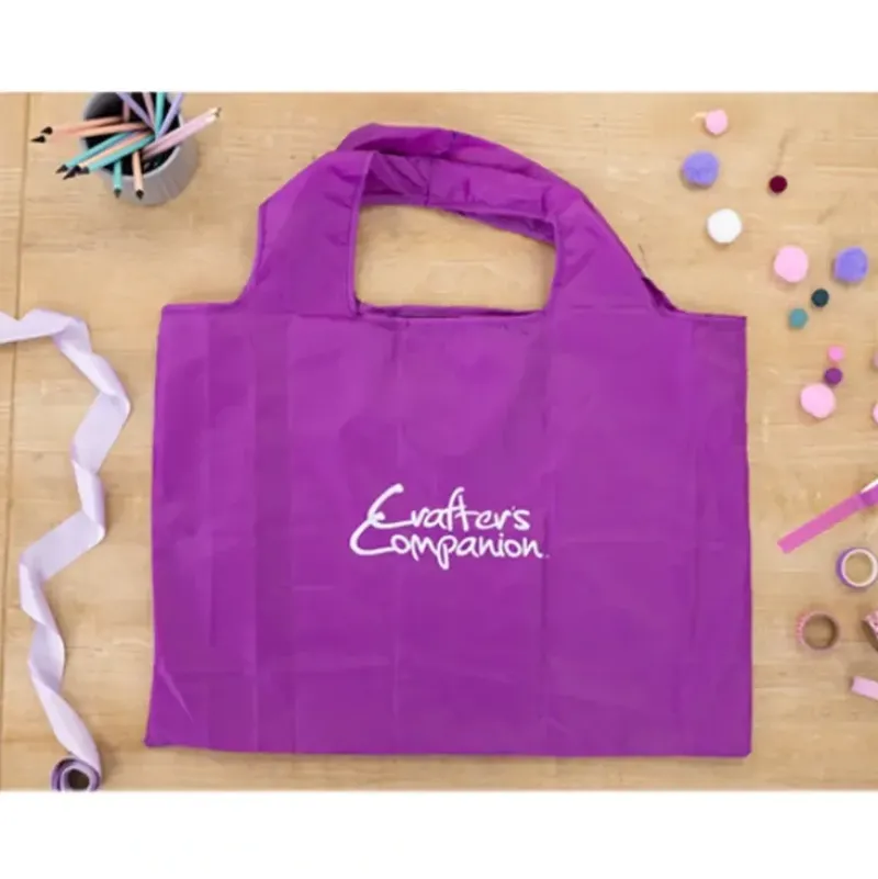Crafters Companion Foldaway Shopping Bags - Purple Cheetah - Little Painter Art | Exploring the Endless Possibilities of Art| Shop All